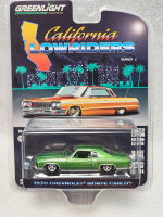 1: 64 California Lowly Collection 2-1970 Chevrolet Monte Carlo - Green Collection Of Car Models