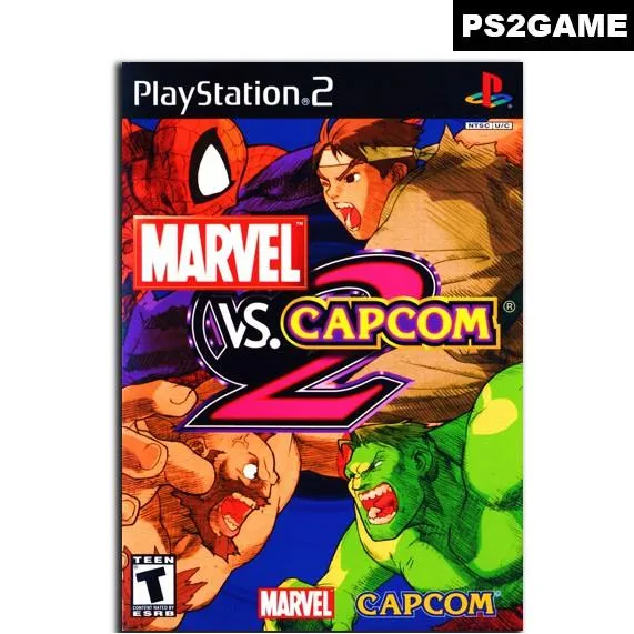 PS2 CD GAME Marvel VS CAPCOM 2 PS2 GAME For MOdified PS2 COnsole ...