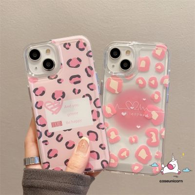 เคสหัวใจความรักสีชมพูสำหรับ Redmi 10 10A 9 10C 9A 9C NFC A1 9T Redmi Note 9S 10 11 9 10S 11S 8 9Pro 10Pro สูงสุด POCO F4 M3 X3 NFC Pro ลายเสือดาวพิมพ์ลายกราฟฟิตีแบบนิ่มเคส Tpu