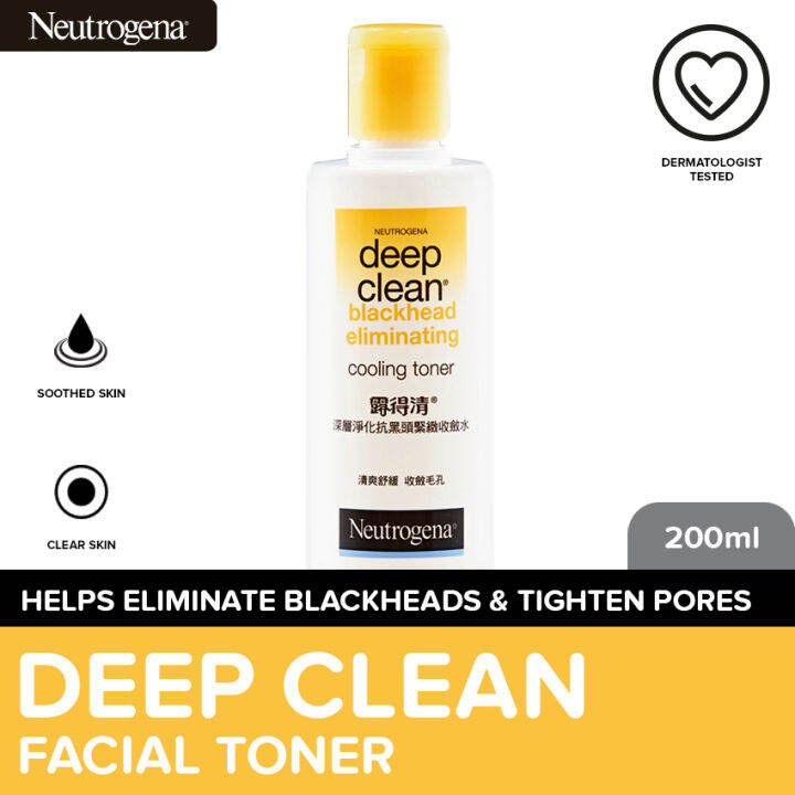 Neutrogena Deep Clean Blackhead Eliminating Cooling Toner 200ml With