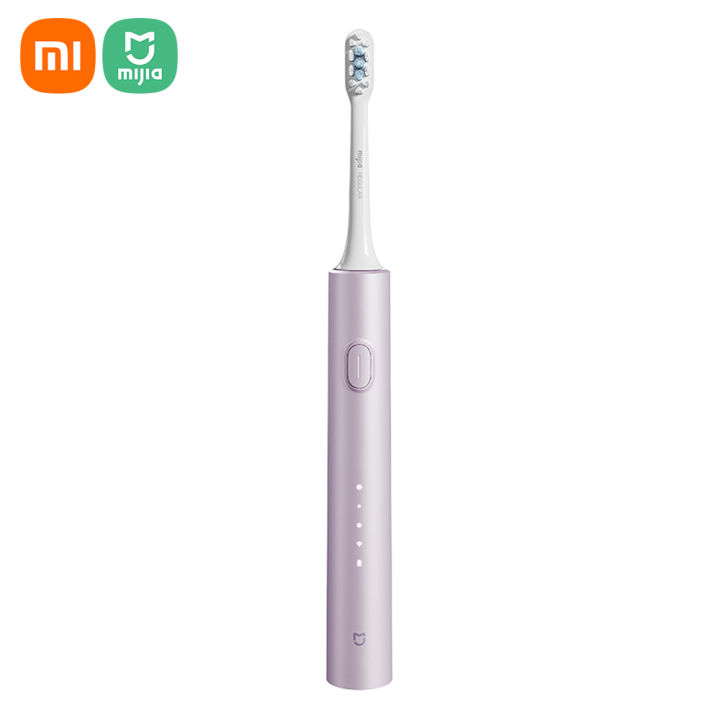 xiaomi-mijia-โซนิคแปรงสีฟันไฟฟ้า-t302-ipx8กันน้ำไร้สายชาร์จ4หัวแปรงโซนิคอิเล็กทรอนิกส์แปรงฟัน