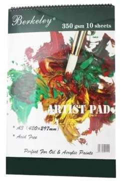 Berkeley Artist PAD A4 220gsm 12 Sheets - The Oil Paint Store