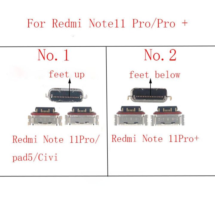 2023-new-nang20403736363-10ชิ้นช่องเสียบแจ็คชาร์จ-usb-สำหรับแผ่นรอง-xiaomi-mi-5-civi-redmi-note-11-pro-note11pro-note11-pro-charging-pro
