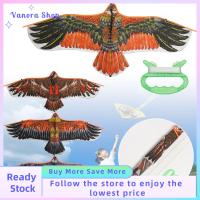 VANORA SHOP เกมเพื่อน DIY สายว่าว 30 เมตร ของขวัญสำหรับเด็ก ว่าว 1.1 ม. ของเล่น นกบิน Flat Eagle