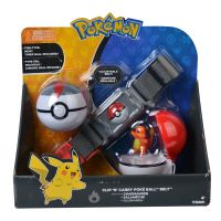 TOMY Original Pokemon Elf Ball Belt Pikachu Pokeball Pocket Monster Variant Action Figure Model Toy For Boys Gift