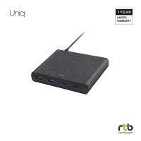 UNIQ USB Hub 90W 4USB DUO USB-C PD &amp; QC3.0 รุ่น Surge - Black