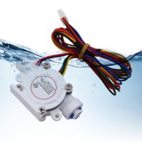 2 Points Hall Effect Liquid TDS Temperature Flow Sensor Water Flow Switch Control DC5-24V Flowmeter Fluidmeter Counter