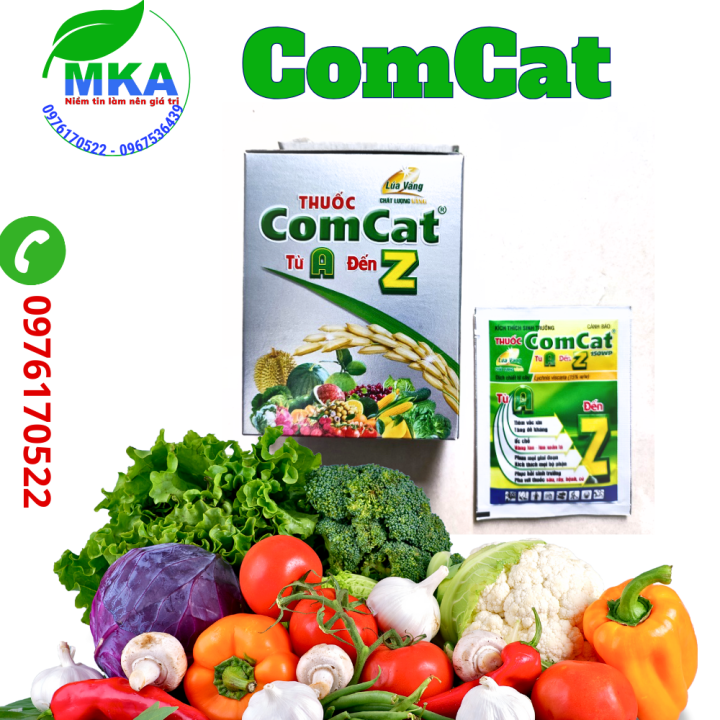 Hộp 10 gói COMCAT 150wp 7,5g Kích Thích Sinh Trưởng A đến Z, Kích rễ