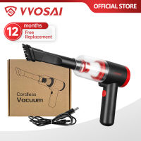 VVOSAI 8000Pa เครื่องดูดฝุ่นไร้สายขนาดเล็กดูดที่แข็งแกร่งเครื่องดูดฝุ่นแบบพกพารถยนต์เครื่องดูดฝุ่นเปียกใช้แห้งสําหรับทําความสะอาดรถโฮมออฟฟิศ