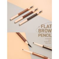 Meilinda Flat Brow Pencil เมลินดา แฟลท บราว เพนซิล ดินสอเขียนคิ้ว เนื้อนุ่มลื่น กันน้ำและติดทน