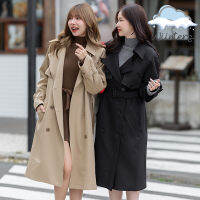 [ Canterbury Trench Coat ] เทรนช์โค้ท โค้ท โค้ทยาว ปานกลาง มาพร้อมสายคาดเอว