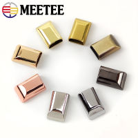 1030pcs Meetee 9mm Metal Zipper Tails Closed-end Zips Stopper Lock for Handbag Straps Tail Clasp Leather Crafts Bag Accessories