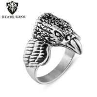 เครื่องประดับส่วนบุคคลสแตนเลสบุรุษ Dominatric Eagle Ring แหวนแฟชั่น Eagle OBPC