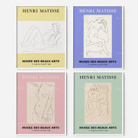 แกลลอรี่ศิลปะผนังพิมพ์ แกลเลอรี่ผนัง Henri Matisse วาดเส้นโปสเตอร์สีพาสเทล, ความงามสีชมพูพิพิธภัณฑ์โปสเตอร์ศิลปะพิมพ์