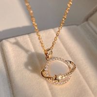 【HOT】 14K Real Gold Plating Necklaces for Jewelry Titanium Chain