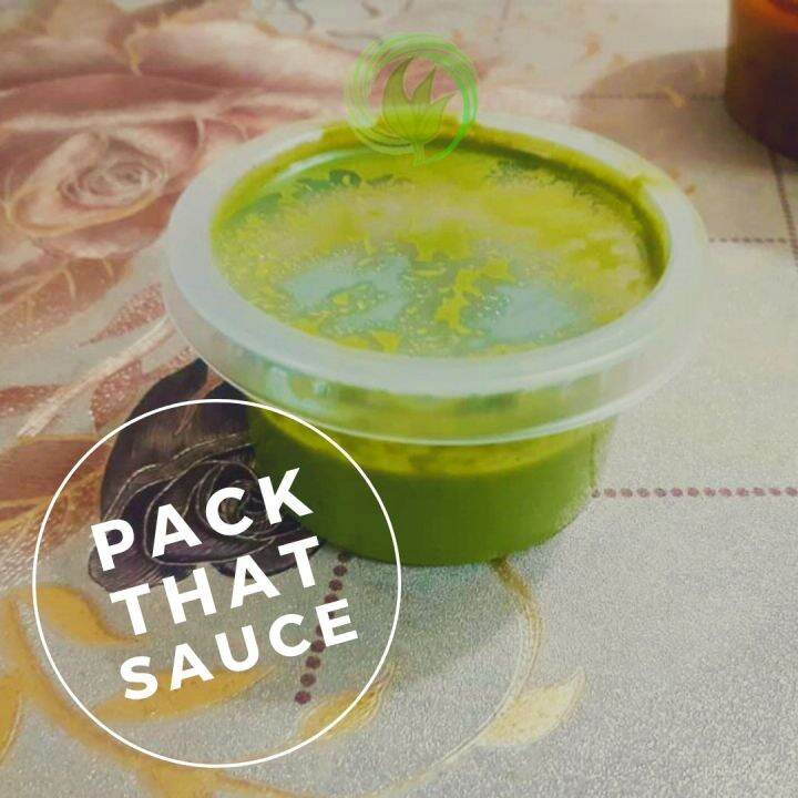 4oz Disposable Sauce Container 100 pieces Made in Malaysia Lazada