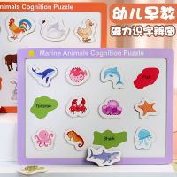 [COD] Childrens wooden English word puzzle childrens baby early education educational cognitive alphabet intellectual toys