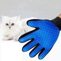 TRUE TOUCH Pet Glove C แปรงขนสัตว์เลี้ยง หวีขนหมาและขนแมว แปรงขนสุนัข