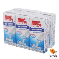 Thai-Denmark ไทย-เดนมาร์ค นมยูเอชที สูตรพร่องมันเนย 200 มล. x 6 กล่อง [Thai-Denmark Thai-Denmark UHT Milk Milk Milk Medicine 200ml x 6 boxes]