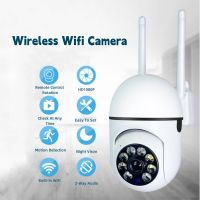 กล้องไร้สาย Wifi กว้าง360องศาพร้อมมุม Night Vision Two-Way Audio Motion Detection HD Auto Track Security System