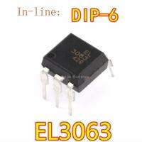 10Pcs ใหม่ EL3063 Optocoupler และไดรฟ์ไทริสเตอร์ Trigger In-Line 6-Pin Integrated Block อุปกรณ์เสริมอิเล็กทรอนิกส์ IC