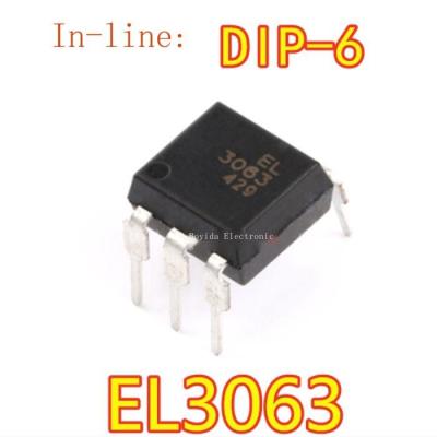 10Pcs ใหม่ EL3063 Optocoupler และไดรฟ์ไทริสเตอร์ Trigger In-Line 6-Pin Integrated Block อุปกรณ์เสริมอิเล็กทรอนิกส์ IC