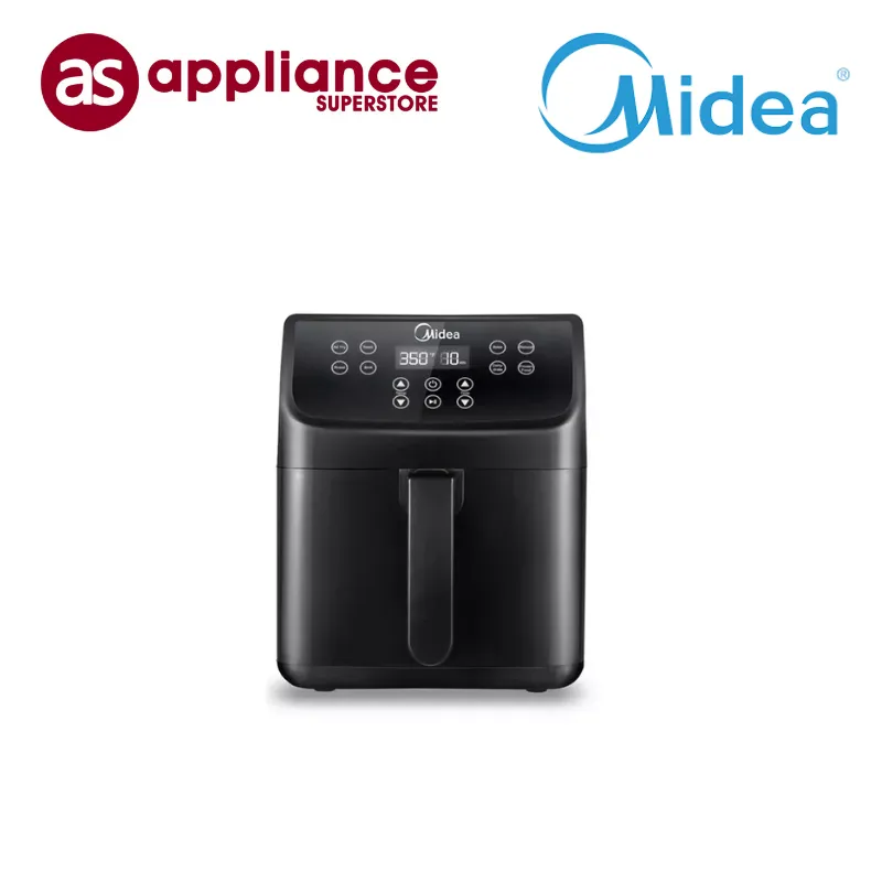 Midea 5.5L Digital Air Fryer with 8 Preset Functions and Rapid Air  Technology