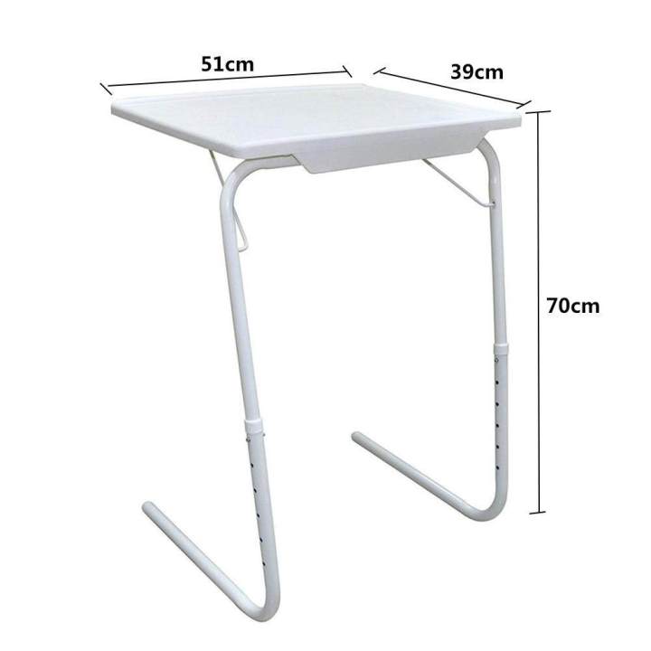 กรุงเทพจัดส่งสินค้า-table-mate-ll-pro-โต๊ะพับปรับระดับรุ่นโปร-โดย-tv-direct-52-42-cm-โต๊ะมือถือปรับระดับได้-ปรับความสูงได้-พับโซฟาโต๊ะ-มัลติฟังก์ชั่แล็ปท็อปของว่า-งโต๊ะในถาดทีวี