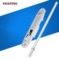 KK amp;FING Stainless Steel Bolt Fireproof Concealed Spring Bolt Anti-theft Door Upper And Lower Bolt Safety Door Bolt