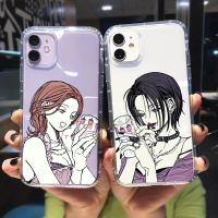 Japan Anime NaNa Osaki Phone Case For iPhone 11 12 13 14Pro Max XS MAX 7 8 Plus XR Cute Couple Clear Soft Cover Shockproof Coque