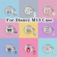 【Discount】 For Disney M13 Case Transparent Cute Cartoon for Disney M13 Casing Soft Earphone Case Cover