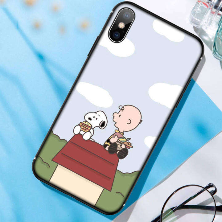 15gv-cartoon-snoopy-charlie-อ่อนนุ่ม-high-quality-ซิลิโคน-tpu-phone-เคสโทรศัพท์-ปก-หรับ-iphone-7-8-11-12-13-14-pro-xs-max-se-x-xr-plus-se