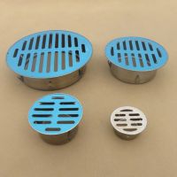 【cw】 304 Balcony Roof Round Large Displacement Anti-blocking Floor Drain Outdoor Plane Insertion !