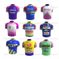 Retro Cycling Jersey Men Short Sleeve Bike Shirt Breathable Road Wear Clothing Classic Mtb Jersey Ciclismo Maillot