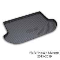 1Set Car Cargo rear trunk mat For Nissan Murano 2015 2016 2017 2018 2019 Waterproof carpet Anti-slip mat Car accessories