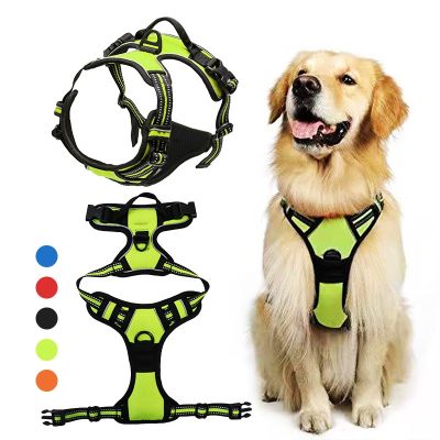 Pet Dog Harness Reflective Adjustable Breathable Vest Chest Strap For Small Medium Large Dogs Cat Puppy Collar Pet Accessoires