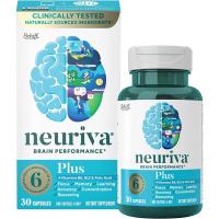 NEW ของแท้ การันตี Schiff Neuriva Brain Performance+ Plus 30 Capsules วิตามินบำรุงสมอง บำรุงประสาท เพิ่มสมาธิ การจดจำ Neuriva Plus