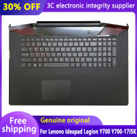 Original US คีย์บอร์ดสำหรับ Ideapad Legion Y700 Y700-17ISK Gamer แล็ปท็อปใหม่กรณี Palmrest ฝาครอบด้านบน Backlight 5CB0K37600