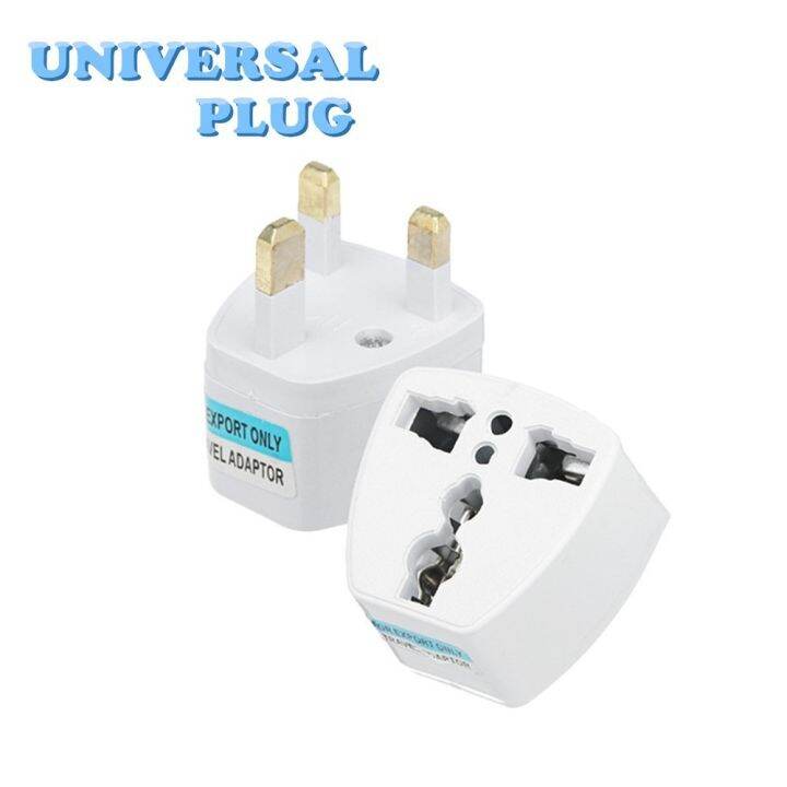3 pin Plug Adapter Universal Pin Multi Adapter Travel Plug Socket Adapter Lazada
