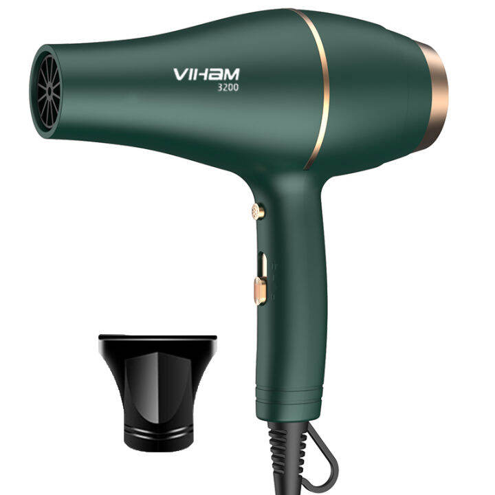 ไดร์เป่าผม-3200วัตต์-ที่เป่าผม-viham-เครื่องเป่าผม-hair-dryer-ดีไซน์สวยลมแรงแห้งเร็ว-ปรับได้-3-ระดับ-ลมร้อน-ลมธรรมดา-ลมเย็น-ไอออนแสงสีฟ้าบำรุงเส้นผมและคอลลาเจนบำรุงเส้นผม-ด้ามจับถนัดมือ-ทนทาน-น้ำหนักเ