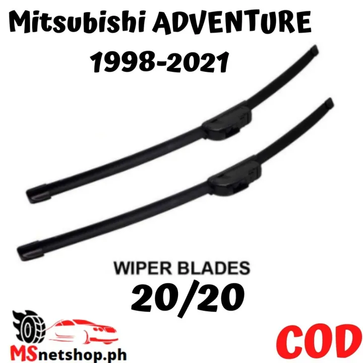 Mitsubishi ADVENTURE 19982021 20\20 CarPair of Wipers Blades Frameless