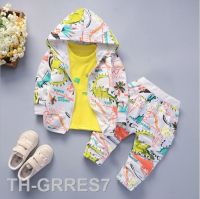 2023♚☁ NEW Toddler Boys Set School Suits Baby Hoodies Jacket Pants Sport Kids 3pcs/set Tracksuit