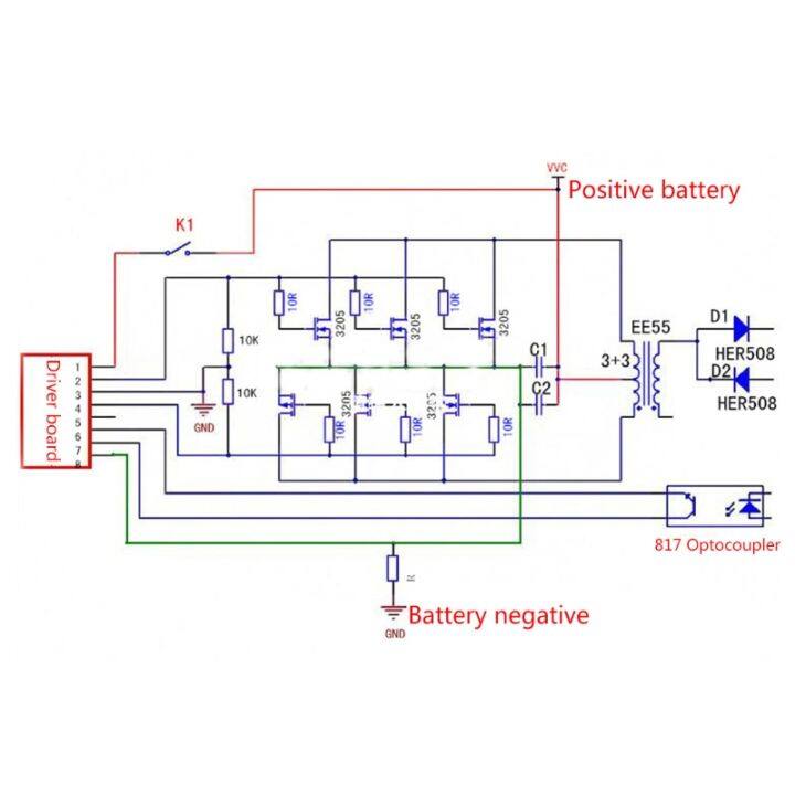 13-40khzแผงวงจรอินเวอร์เตอร์sg3525-lm358-dc-12-24vขับรถ5000w