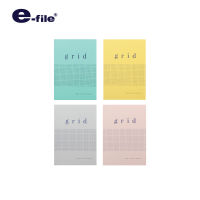 e-file (อี-ไฟล์) สมุดโน้ตลายตารางกริด Grid รหัส CNB119 สมุดบันทึก สมุดจด สมุดลายตารางกริด