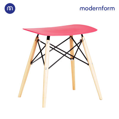 Modernform เก้าอี้อเนกประสงค์ เก้าอี้สัมมนา  PW027 สีเเดง