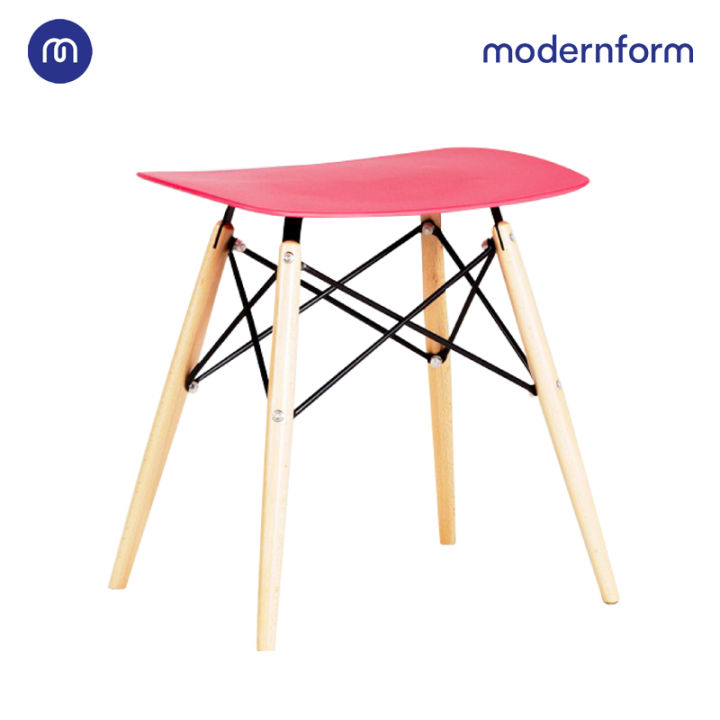 modernform-เก้าอี้อเนกประสงค์-เก้าอี้สัมมนา-pw027-สีเเดง