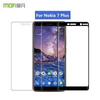 [Electronic film] สำหรับ Nokia 7 Plus กระจกนิรภัย MOFi 3D ฟิล์มกันรอยแบบเต็มหน้าจอสำหรับ Nokia7 6.0นิ้ว