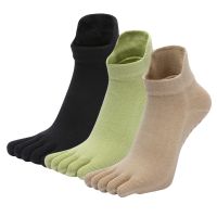 【YD】 Non-Slip Five Fingers Pilates Socks Breathable Cotton Ladies Gym Workout Ballet