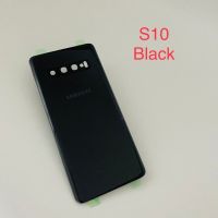 S10ฝาครอบกระจกสำหรับ Samsung Galaxy S10 Plus G973 G973f S10e G970ด้านหลังประตูสติกเกอร์