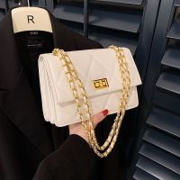 [COD] This years popular bag womens 2023 spring and summer new trendy personality Messenger retro texture chain shoulder